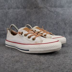 Converse Shoes Womens 7 Sneakers Slip On Chuck Taylor All Star Shoreline White